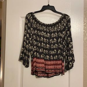 Forever 21 Elephant Blouse